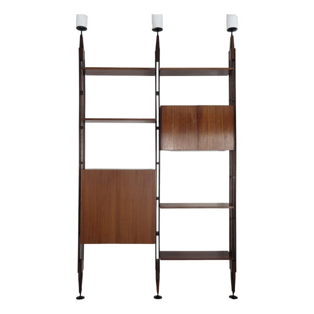 LB7 Bookcase by Franco Albini for Poggi Pavia, Italy, 1960s For Sale