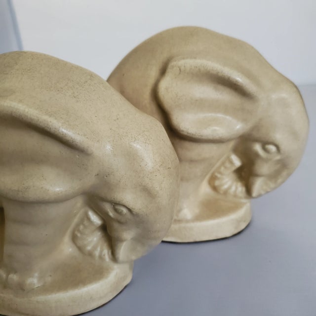 1930s Art Deco Elephants - a Pair For Sale - Image 4 of 11