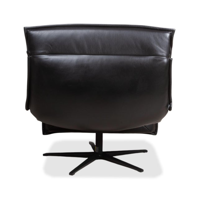Free Motion Edit 2 Leather Armchair in Black with Electric Reclining Function from Koinor For Sale - Image 12 of 16