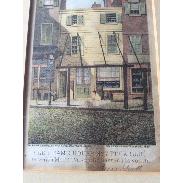 Vintage Architectural Hand Colored Etchings - a Pair For Sale - Image 10 of 13