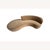 Rh Copenhagen Right Arm Asymmetrical Sofa – Camel Performance Velvet | Open Box For Sale In Columbus - Image 6 of 11