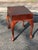 Brown Vintage Queen Anne Style Wood Cutlery Canteen Table With Cabriole Legs For Sale - Image 8 of 11