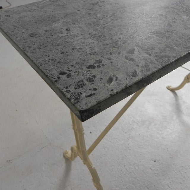 Garden Table with Marble Top, 1950s For Sale - Image 15 of 18