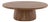 Carlo Round Pedestal Organic Modern Coffee Table For Sale