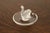 Transparent Lalique Art Deco Frosted Crystal Swan Ring Dish For Sale - Image 8 of 14