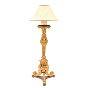 19th Century French Giltwood Floor Lamp