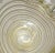 Glass Vintage Murano Barovier Toso Gold Flecks White Swirl Italian Art Glass Heart Ashtray Dish Bowl For Sale - Image 7 of 11