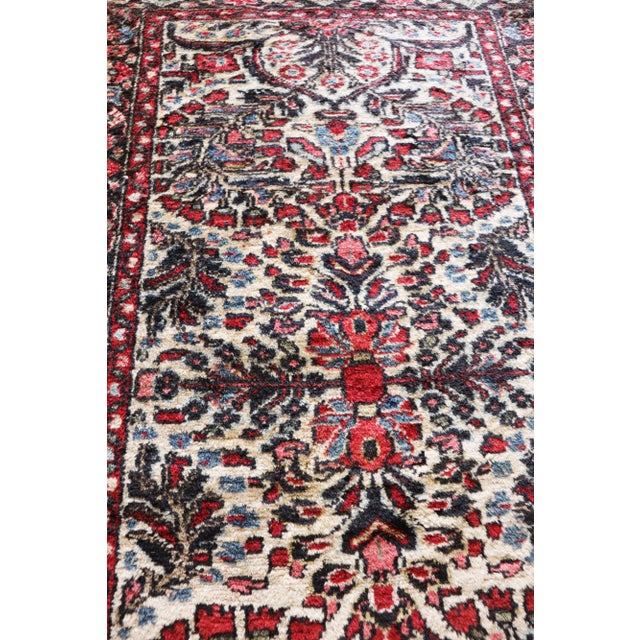 Tan Antique Lilihan / Sarouk Runner 2'8" X 98"',c-1940 For Sale - Image 8 of 10