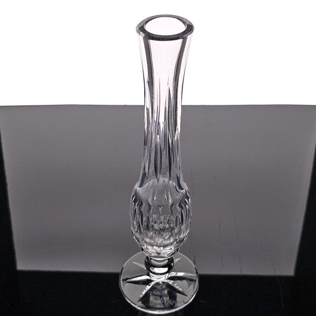 Waterford Crystal Footed Bud Vase Vases & Urns Collection 9.25" For Sale - Image 11 of 17