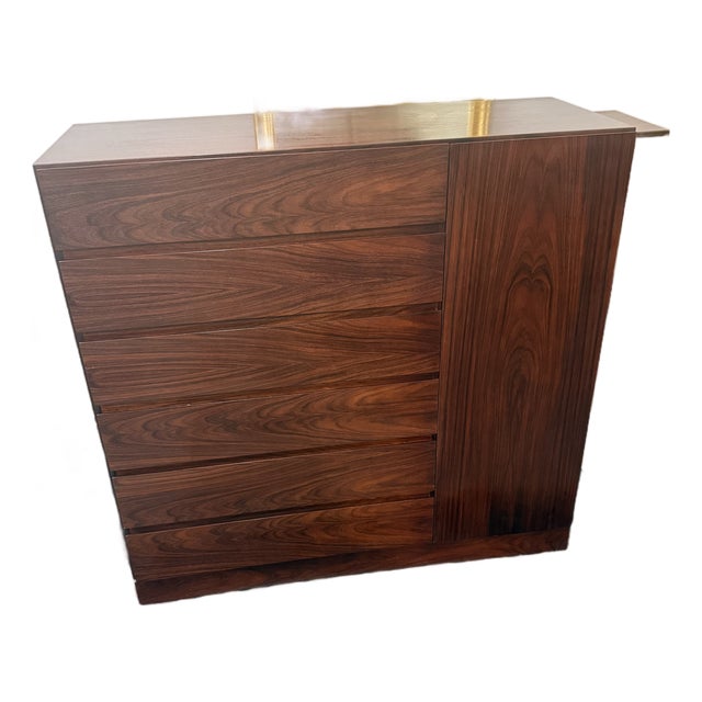 1960s Arne Wahl Iversen Rosewood Gentleman’s Chest For Sale