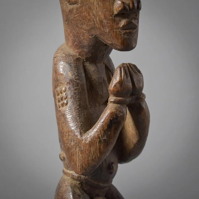 Early 20th Century Senufo Bound Male Figure Côte d'Ivoire For Sale - Image 12 of 12