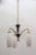 Opaline Glass Suspension Lamp, 1950s For Sale - Image 3 of 13