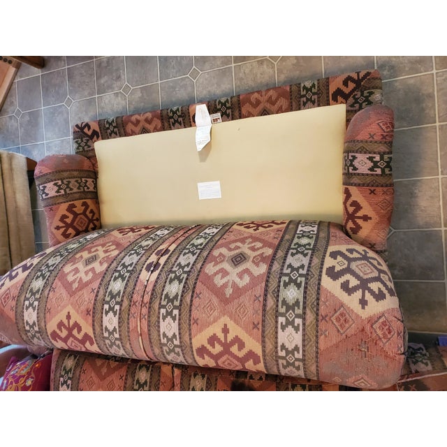 Wood 1990s Lee Industries Loveseat For Sale - Image 7 of 12