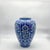Handmade Ceramic Lidded Jar (30cm) The Shah Vase Cobalt Blue Ground and White Floral Panels For Sale - Image 6 of 7