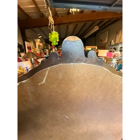 Brown Vintage Tabletop Deco Vanity Mirror For Sale - Image 8 of 8
