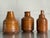 Brown Vintage Boho Trio of Studio Pottery Vases For Sale - Image 8 of 8