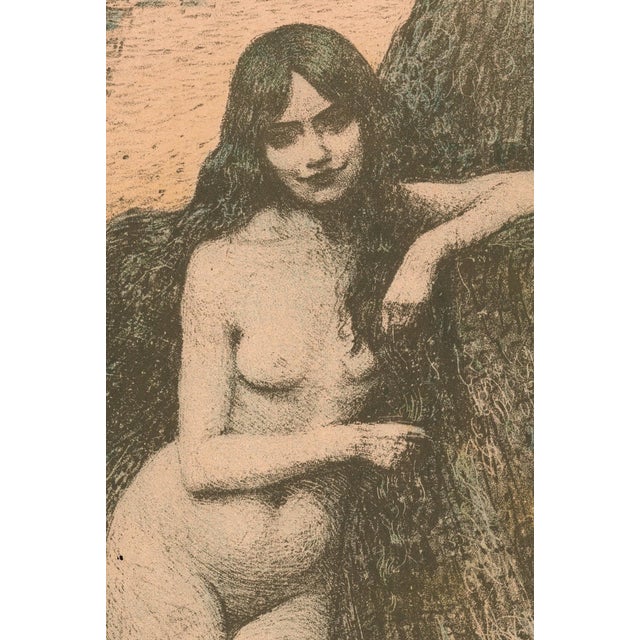 Charles Guérin, Sirène, 1899, Original Lithograph For Sale - Image 7 of 11