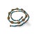 This elegant Estate 14K Solid Yellow Gold Turquoise and Gemstone Beaded Strand Necklace is the perfect blend of luxury and...