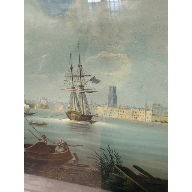 Johann Ludwig Bleuler (1792-1850) Vue De La Ville De Rotterdam - Gouache 19th C. For Sale - Image 9 of 14