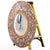 Line Vautrin Large Violet Mica and Gilt Resin Convex Wall Mirror, Contemporary For Sale - Image 4 of 5