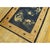Small 1920s Navy Field Floral Deco Art Antique Chinese Peking Rug 3'2'' X 6'2' For Sale - Image 9 of 10