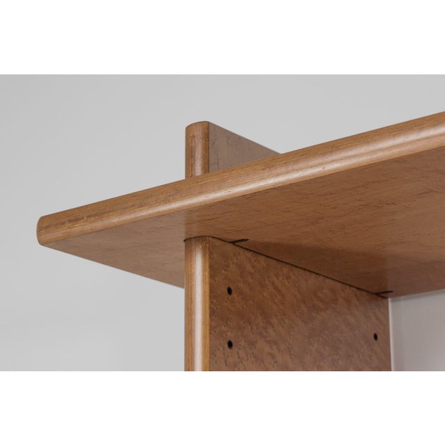 Saporiti Bookcase in Maple and Glass attributed to Giovanni Offredi, Italy, 1978 For Sale - Image 6 of 18