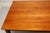 Late 20th Century Robert Bergelin Custom Solid Cherry Mission Dining Table With Ebony Base For Sale - Image 5 of 9