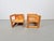 Pine Children's Table Chairs attributed to Marcel Gascoin, France, 1970s, Set of 2 For Sale - Image 9 of 9
