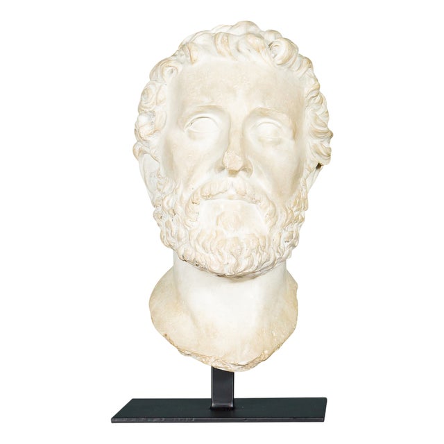 Pancras Bust on Stand from Pure White Lines For Sale