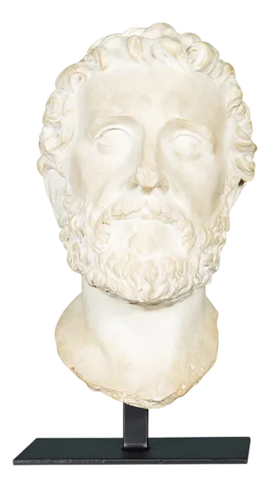 Pancras Bust on Stand from Pure White Lines