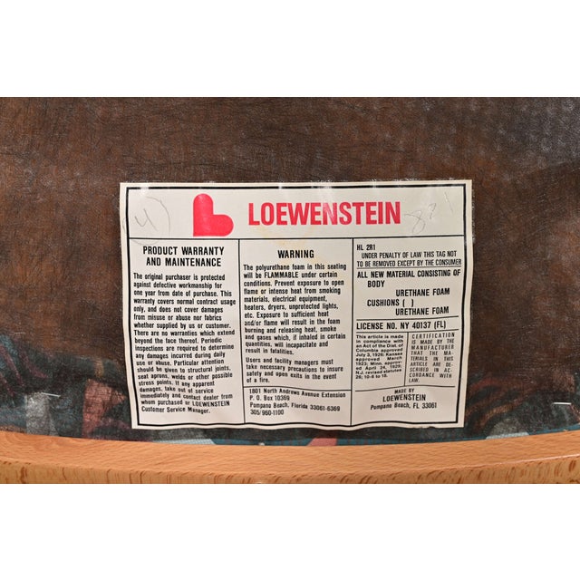 Loewenstein Modern Bent Beechwood Sled Leg Lounge Chairs, Pair For Sale - Image 13 of 15