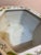 Late 19th-century Chinese ceramic yellow/white floral painted hexagonal planter. Some mild discoloration/signs of use to...