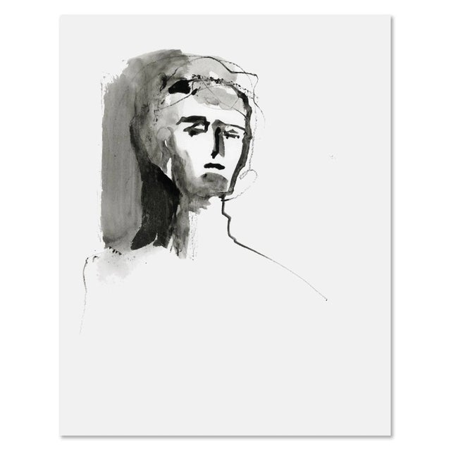 Set of two original ink drawings by Soicher Marin in-house artist Yuki Osada. Each piece measures 11" x 14" overall....