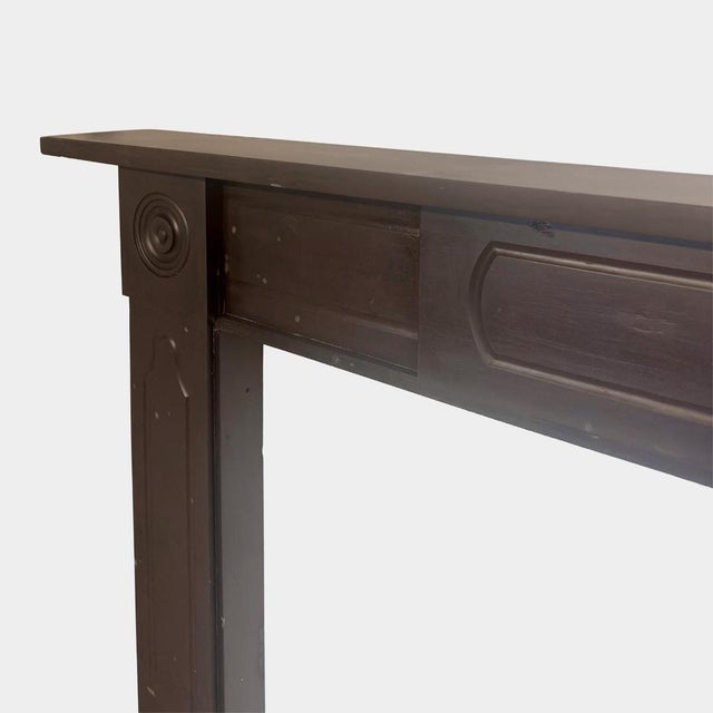 ntique Regency Irish Bangor Slate Fireplace Mantel, 1810 For Sale - Image 9 of 10