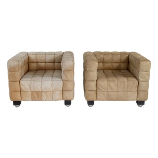 Kubus Armchairs by Josef Hoffmann for Wittmann, 1890s, Set of 2 For Sale