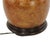A Red Vintage Ceramic Table Lamp With a Unique Brown and Gold Speckled Glaze. For Sale In New York - Image 6 of 7