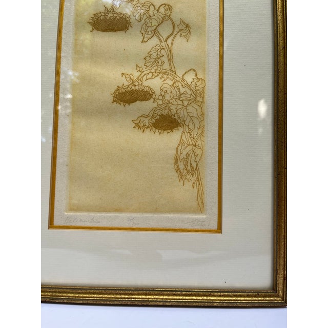 Framed Sunflowers Print For Sale - Image 4 of 9