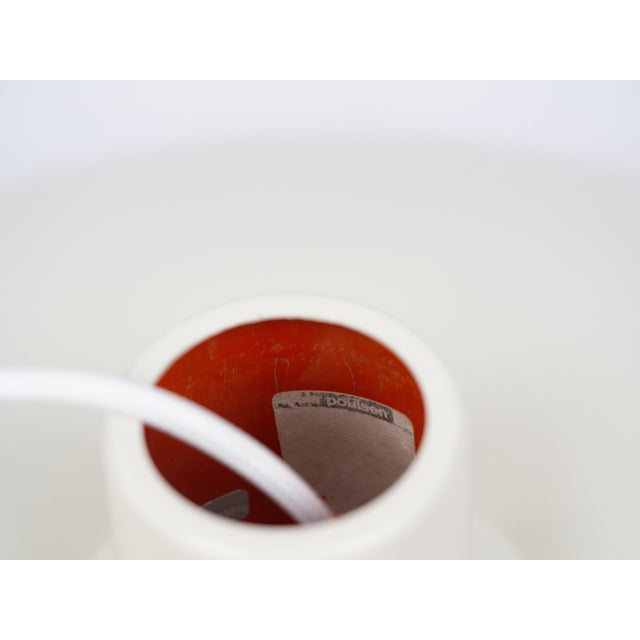 White Vintage Danish PH 4/3 Lamp by Poul Henningsen for Louis Poulsen, 1966 For Sale - Image 8 of 12