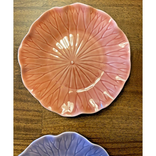 Add iconic Mid-Century California style to your table with this beautiful set of four Vintage Metlox Poppytrail **Lotus**...