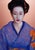 Kaori by Kristen Santucci | Oil on Copper Panel Portrait of a Woman in Traditional Attire For Sale