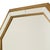 Gold Large Hollywood Regency Octagonal Mirror from Deknudt, 1970s For Sale - Image 8 of 18