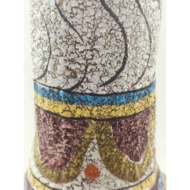 Glazed Terracotta Amphora Vase by Mamma Ro, 1970s For Sale - Image 9 of 12