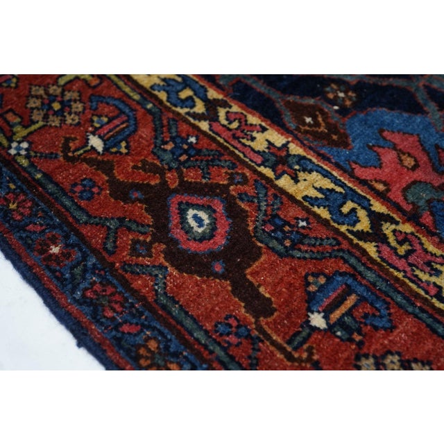 Antique Bidjar Rug 4'1'' X 6'11'' For Sale - Image 4 of 10