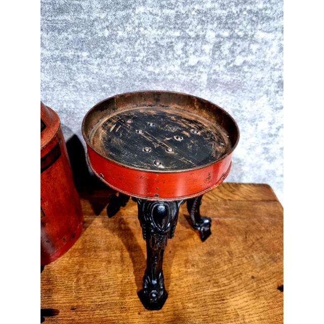 Vintage Cast Iron Decorative Syrup Dispenser, 1890s For Sale - Image 4 of 14