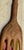 Wood Mid 20th Century Hand Carved Country French Salad Spoon & Fork Folk Art Claw Talon- A Pair For Sale - Image 7 of 12