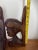 Vintage African Hand Carved Wood Couple Bust Bookends Tribal Folk Art 12" For Sale - Image 15 of 15