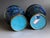 Blue Mid 20th Century Chinese Blue Cloisonné Floral Vases – Pair For Sale - Image 8 of 9