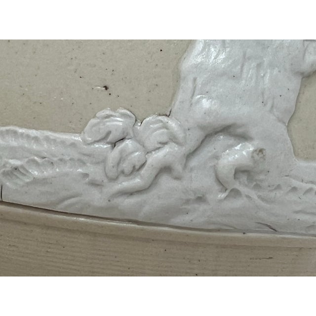 Ceramic 19th C. Staffordshire Chrysanthemum Factory Jasperware Jug For Sale - Image 7 of 12