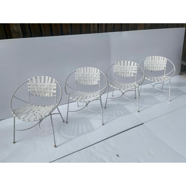 1960s Mid-Century Modern Wrought Iron Patio Set For Sale - Image 9 of 13