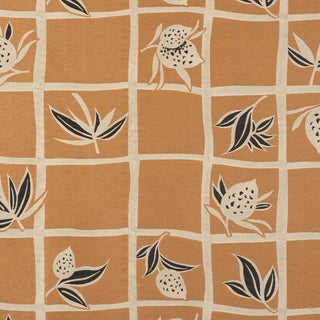 Schumacher High Line Fabric In Cuivre For Sale